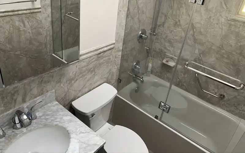 sink toilet and shower tub combo