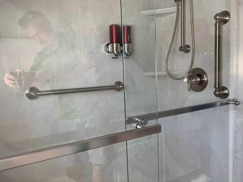 luxury sliding glass shower door 